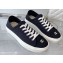 Chanel Front CC Logo Canvas Sneakers Black 2023