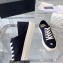 Chanel Front CC Logo Canvas Sneakers Black 2023