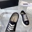 Chanel Front CC Logo Canvas Sneakers Black 2023