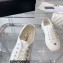 Chanel Front CC Logo Canvas Sneakers White 2023