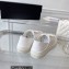 Chanel Front CC Logo Canvas Sneakers White 2023