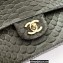 Chanel Classic Flap Medium Bag 1112 In Python 2023