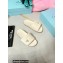 Prada Soft padded nappa leather slides 1XX648 Creamy 2023