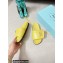 Prada Soft padded nappa leather slides 1XX648 Yellow 2023