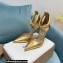 Gianvito Rossi Heel 10.5cm Bijoux Pumps Leather Gold 2023