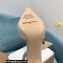 Gianvito Rossi Heel 10.5cm Bijoux Pumps Suede Beige 2023