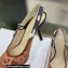 Dior Heel 9.5cm J'Adior Slingback Pumps in Antique Pink Brocart Embroidered Cotton with Gold-Tone Metallic Thread 2023