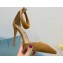 Gianvito Rossi Heel 10.5cm Bijoux Pumps Suede Brown 2023