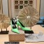 Balenciaga Heel 9cm Back BB Pumps Green 2023