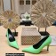 Balenciaga Heel 9cm Back BB Pumps Green 2023