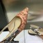 Dior J'Adior Slingback Ballerina Flats in Antique Pink Brocart Embroidered Cotton with Gold-Tone Metallic Thread 2023