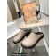 JW Anderson Bumper-tube Leather Slippers Gray 2023