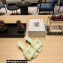 Prada Heel 3.5cm Soft padded nappa leather sandals Pale Green 2023
