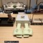 Prada Heel 3.5cm Soft padded nappa leather sandals Pale Green 2023