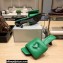 Prada Heel 3.5cm Soft padded nappa leather sandals Green 2023