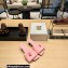 Prada Heel 3.5cm Soft padded nappa leather sandals Pink 2023