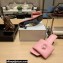 Prada Heel 3.5cm Soft padded nappa leather sandals Pink 2023