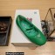 Prada Soft padded nappa leather ballerinas 1F122N Green 2023