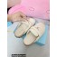 Prada Soft padded nappa leather sabots 1S084N Creamy 2023