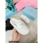 Prada Soft padded nappa leather sabots 1S084N White 2023