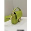 Fendi Nappa Leather Medium Baguette Bag Acid Green 2023
