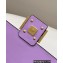 Fendi Nappa Leather Medium Baguette Bag Purple 2023