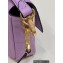 Fendi Nappa Leather Medium Baguette Bag Purple 2023