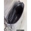 Fendi Nappa Leather Mini Baguette Bag Silver 2023