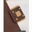 Fendi Nappa Leather Mini Baguette Bag Coffee 2023