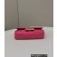 Fendi Nappa Leather Mini Baguette Bag Fuchsia 2023