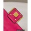 Fendi Nappa Leather Mini Baguette Bag Fuchsia 2023