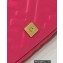 Fendi Nappa Leather Mini Baguette Bag Fuchsia 2023