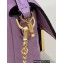 Fendi Nappa Leather Mini Baguette Bag Purple 2023