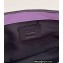 Fendi Nappa Leather Mini Baguette Bag Purple 2023