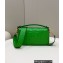 Fendi Nappa Leather Medium Baguette Bag Green 2023