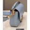 Fendi Nappa Leather Medium Baguette Bag Sky Blue 2023