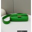 Fendi Nappa Leather Medium Baguette Bag Green 2023