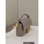 Fendi Nappa Leather Medium Baguette Bag Gray 2023