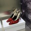 Dior Heel 9.5cm J'Adior Slingback Pumps in Red/Black Bandana Embroidered Cotton 2023