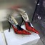 Dior Heel 9.5cm J'Adior Slingback Pumps in Red/Black Bandana Embroidered Cotton 2023