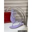 Rene Caovilla Flat flip flops Jewelled Sandals CHANDELIER with Crystals Purple 2023