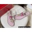 Rene Caovilla Flat flip flops Jewelled Sandals Bow with Crystals Pink 2023