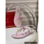 Rene Caovilla Flat flip flops Jewelled Sandals Bow with Crystals Pink 2023