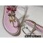 Rene Caovilla Flat flip flops Jewelled Sandals Bow with Crystals Pink 2023