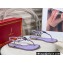 Rene Caovilla Flat flip flops Jewelled Sandals with Crystals and Pearl Purple 2023