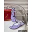 Rene Caovilla Flat flip flops Jewelled Sandals with Crystals and Pearl Purple 2023