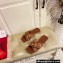 Christian Louboutin Crossimule Sandals Brown 2023