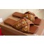 Christian Louboutin Crossimule Sandals Brown 2023