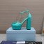 Prada Heel 12.5cm platform 2.5cm Ankle-Strap Pumps Satin Green 2023