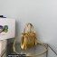 Prada Galleria Saffiano leather Mini bag 1BA906 Gold 2023
